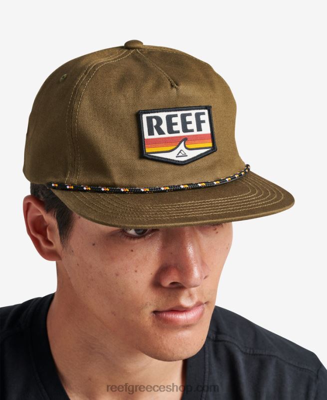 ceb3cf81_reef_ceb1cf80cebfcebbceb1cf8dcf83cf84ceb5_snapback_cebcceb7_ceb4cebfcebcceb7cebcceadcebdcebf_cebaceb1cf80ceadcebbcebf.jpg γρ Reef απολαύστε snapback μη δομημένο καπέλο άνδρες μαύρη ελιά 044RT784 - Image 1