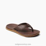 γρ Reef δερμάτινο santa ana άνδρες σκούρο καφέ 044RT365
