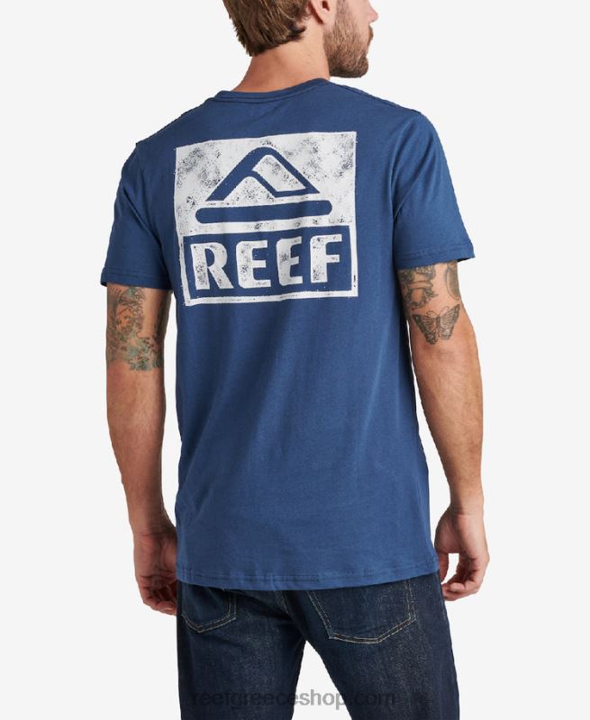 ceb3cf81_reef_cebacebfcebdcf84cebfcebcceaccebdceb9cebacebf_cebccf80cebbcebfcf85ceb6ceaccebaceb9_ceb3ceb1cebbcf8ccf84cf83ce.jpg γρ Reef κοντομάνικο μπλουζάκι γαλότσες άνδρες διακριτικά μπλε 044RT554 - Image 1