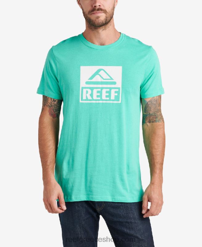 ceb3cf81_reef_cebacebfcebdcf84cebfcebcceaccebdceb9cebacebf_cebccf80cebbcebfcf85ceb6ceaccebaceb9_cebfceb4ceb7ceb3cebfcf8d_ce.jpg γρ Reef κοντομάνικο μπλουζάκι οδηγού άνδρες ηλεκτρικό πράσινο 044RT583 - Image 1