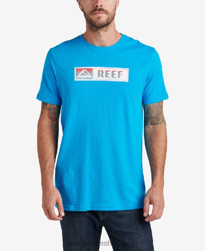 ceb3cf81_reef_cebacebfcebdcf84cebfcebcceaccebdceb9cebacebf_cebccf80cebbcebfcf85ceb6ceaccebaceb9_lucis_ceaccebdceb4cf81ceb5cf.jpg γρ Reef κοντομάνικο μπλουζάκι lucis άνδρες ωκεανός της Χαβάης 044RT599 - Image 1