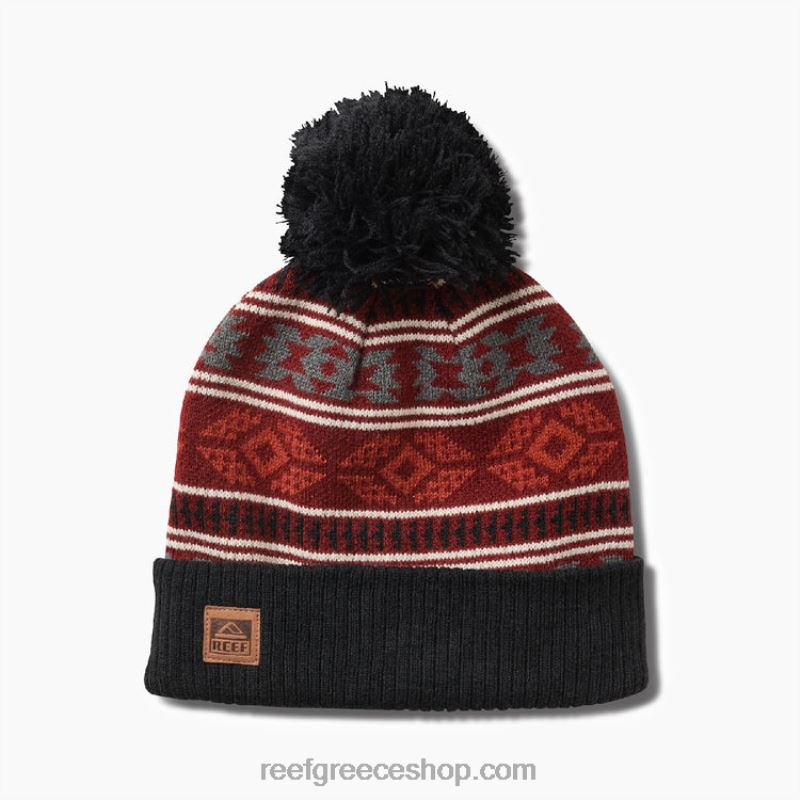 ceb3cf81_reef_jimmy_jaquard_cuff_beanie_ceaccebdceb4cf81ceb5cf82_cf87ceb1ceb2ceb9ceaccf81ceb9_044rt795.jpg γρ Reef Jimmy jaquard cuff beanie άνδρες χαβιάρι 044RT795 - Image 1
