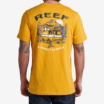 γρ Reef αναδυόμενο κοντομάνικο μπλουζάκι άνδρες ορυκτό κίτρινο 044RT577