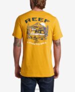 γρ Reef αναδυόμενο κοντομάνικο μπλουζάκι άνδρες ορυκτό κίτρινο 044RT577