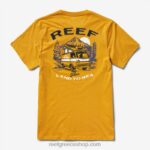 γρ Reef αναδυόμενο κοντομάνικο μπλουζάκι άνδρες ορυκτό κίτρινο 044RT577 - Image 4