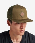 γρ Reef καπέλο φορτηγατζή madre snapback άνδρες μαύρη ελιά 044RT760 - Image 3