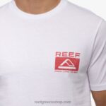 γρ Reef κοντομάνικο μπλουζάκι άνδρες ΑΝΟΙΧΤΟ Ασπρο 044RT564 - Image 4