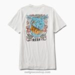 γρ Reef κοντομάνικο μπλουζάκι άνδρες marshmallow 044RT555 - Image 3