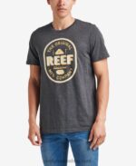 γρ Reef κοντομάνικο μπλουζάκι κλαρκ άνδρες κάρβουνο hthr 044RT601
