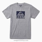γρ Reef κοντομάνικο μπλουζάκι οδηγού άνδρες γκρι ρείκι 044RT619