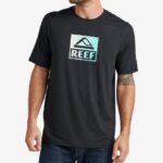 γρ Reef κοντομάνικο rodeo χαλαρή εφαρμογή rash guard tee άνδρες χαβιάρι 044RT582