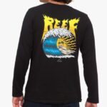 γρ Reef μακρυμάνικο μπλουζάκι carson recyclo άνδρες μαύρος 044RT589