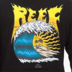 γρ Reef μακρυμάνικο μπλουζάκι carson recyclo άνδρες μαύρος 044RT589 - Image 3