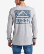 γρ Reef μακρυμάνικο μπλουζάκι γαλότσες άνδρες ερείκη γκρι 044RT586 - Image 2