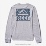 γρ Reef μακρυμάνικο μπλουζάκι γαλότσες άνδρες ερείκη γκρι 044RT586 - Image 4