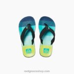 γρ Reef παιδιά αχaqua/πράσινο 044RT848