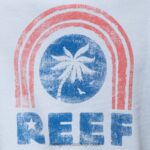 γρ Reef σιντριβάνι κοντομάνικο crop μπλουζάκι γυναίκες ουρανοξύστη 044RT269 - Image 4