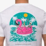 γρ Reef float σε κοντομάνικο μπλουζάκι άνδρες ΑΝΟΙΧΤΟ Ασπρο 044RT576 - Image 5