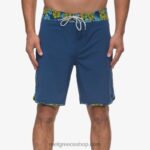 γρ Reef mullen board short 19" άνδρες μπλε του μεθυλίου 044RT693